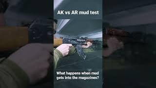 AK47 vs AR15 mud test short