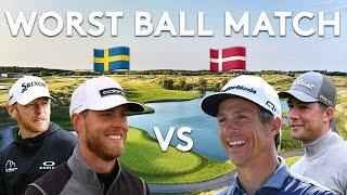 2v2 WORST BALL SCRAMBLE | Sweden vs Denmark