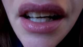 ASMR Soft Spoken - Mouth Close-up Words & Facts