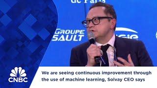 We are seeing continuous improvement through the use of machine learning, Solvay CEO says