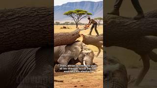 One Man One Elephant One Unforgettable Rescue!#shorts