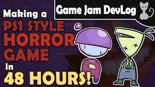 Making a PS1 Style Horror Game in 48 HOURS - Global Game Jam DevLog