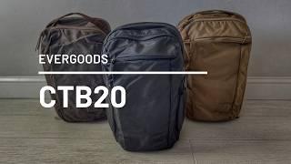 Evergoods CTB20 Review - New BEST Everyday Carry Backpack?