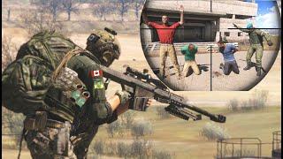 Canadian Sniper Team Saves Ukrainian Prisoners from Certain Death! | ARMA 3 Military Simulation