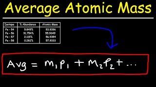 How To Calculate The Average Atomic Mass