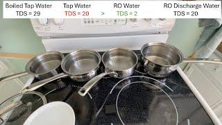 Comparing TDS on Our Reverse Osmosis System after Almost Two Years to Boiling Water for Purification