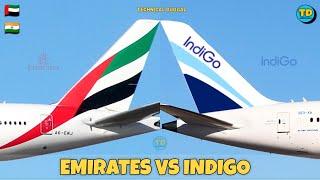 Emirates Vs Indigo Comparison 2023!  Vs 