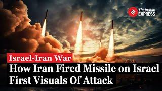 How Iran Fired Missile on Israel? Iranian media releases First Visuals Of Attack On Israel