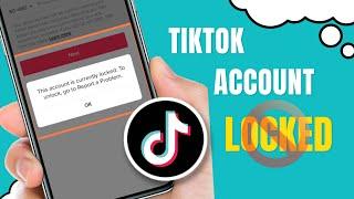 Fix "This account is currently locked" Error in TikTok | Report a Problem To Unlock TikTok Account