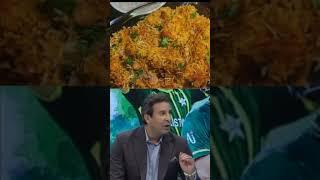 Karachi Biryani taste is better than Indian Hyderabad Biryani Say wasim bhai #cricket