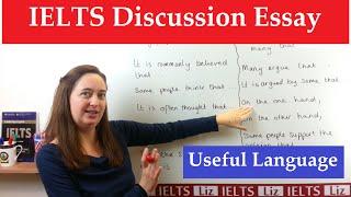 IELTS Discussion Essay: Useful Academic Expressions