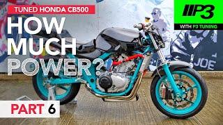 How much POWER did we make? Honda CB 500 engine tune dyno results