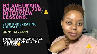 My Software Engineer Job Interview Lessons | Software Engineer South Africa