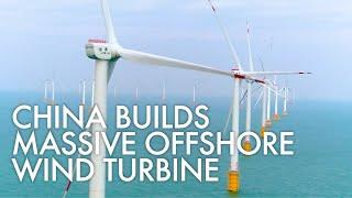 China operates world's largest offshore wind turbine, powering 30,000 households per year