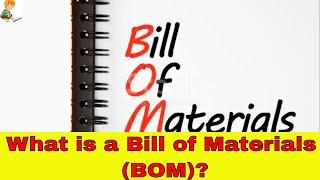 What is a Bill of Materials (BOM)? Why is it Important? Bill of Material #LWMRM #bom #material