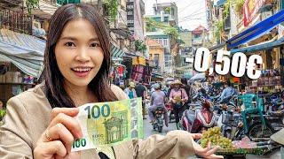 100€ in the cheapest country in the world (1 day millionaire)