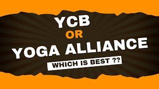 YCB or Yoga Alliance Yoga Certification ?? #yogacertification