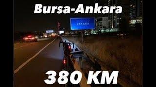 Bursa-Ankara 380 km