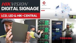 HIKVISION Digital Signage: LCD, LED & HIK-Central Walkthrough!