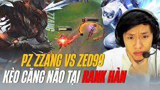 VĂN TÙNG CĂNG NÃO VỚI PROVIEW PZ ZZANG ĐI KÈO YASUO vs ZED CỦA QUÁI VẬT ZED99 TẠI RANK HÀN