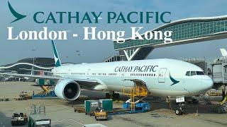 CATHAY PACIFIC London Heathrow - Hong Kong | Boeing 777-300ER Flight Report (Christmas 2024)