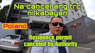 Cancel ang TRC ni kaligalig Residence permit in Poland cancelled by Authority