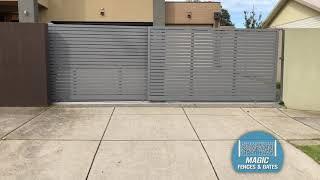 MAGIC FENCES AND GATES - Sliding gates telescopic aluminium slats