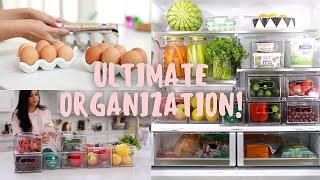 ULTIMATE Fridge Organization IN 5 Easy Steps! MissLizHeart