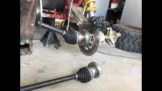 custom axle hubs for my Roketa gk13+CBR1000f full revs