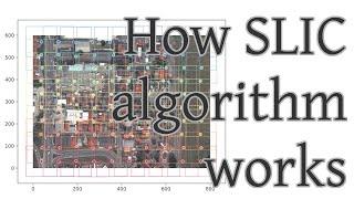 How SLIC (Simple Linear Iterative Clustering) algorithm works