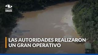 Río en el Amazonas, a punto de desaparecer por cuenta de la minería ilegal