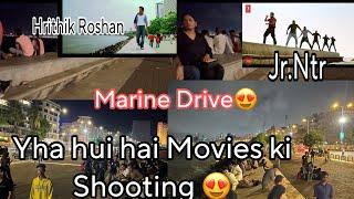 Mumbai ke Marine Drive m Hoti hai Shooting dekhiye full vlog