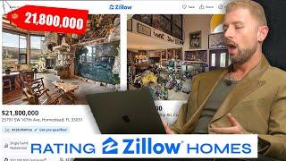 Interior Designer Reacts to Crazy ZILLOW Listings (These Properties are INSANE)