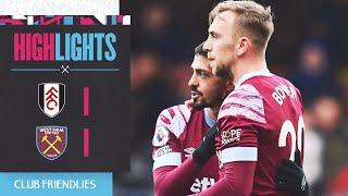 Fulham 1-1 West Ham | Cool Bowen Finish Secures Draw | Friendly Highlights