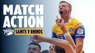 Match Action: St Helens v Leeds Rhinos