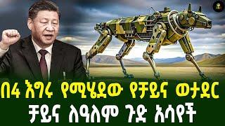 በ4 እግሩ የሚሄደው የቻይና ወታደር | ቻይና ለዓለም ጉድ አሳየች