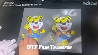 CISinks Hot/Cold Peel DTF Film for Sublimation