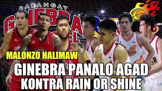 GINEBRA NAKAISA NA/MALONZO HALIMAW VS RAIN OR SHINE #viralvideo #pbaupdates #brgyginebrasanmiguel