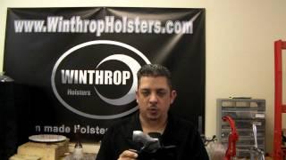 Smith & Wesson J-Frame 5 shot Revolver IWB Dual Spring Clip Leather Gun Holster