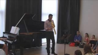 Stephen Page Performs John Mackey Concerto for Soprano Saxophone I, II