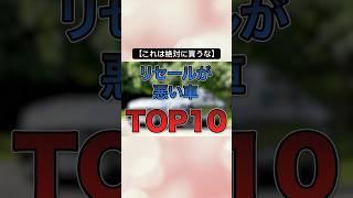 【これは絶対に買うな】リセールが悪い車TOP10
