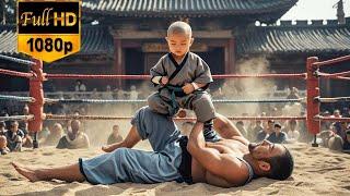 A old man sneaked into the Shaolin Temple, but was beaten by a 5-year-old monk with Shaolin boxing.