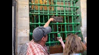 Machpelah - Cave of the Patriarchs. Muslim and Jewish sides at Hebron. Joel Kramer, SourceFlix.