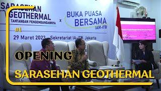 SG1 Opening Sarasehan Geothermal IAM ITB