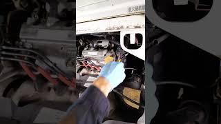 Oil change for Sambar truck! Oil injection completed