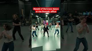 The weekly Herald of Darkness dance session at Remedy Entertainment (okay not really) #alanwake