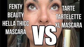 Fenty Beauty Hella Thicc Mascara VS Tarte Tartelette XL Mascara - mascara comparison video