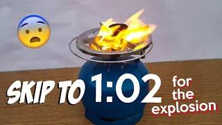 Burning lithium battery  - It exploded!!! | Mr. Thinker