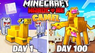 I Survived 100 DAYS as a CAMEL in HARDCORE Minecraft!