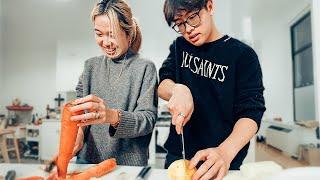 trying to cook korean food for my friend